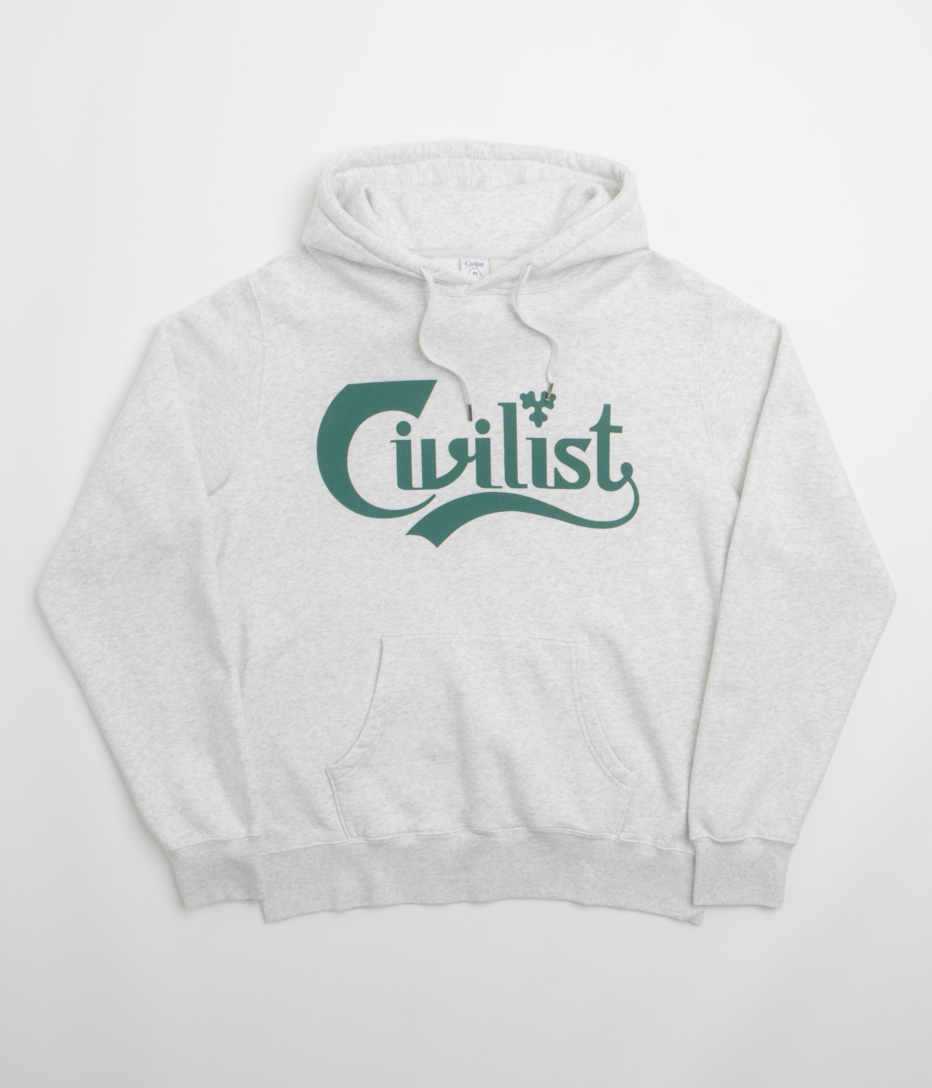 Civilist Karls Berg Hoodie in Light Heather Grey