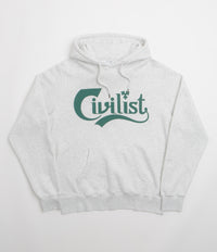 Civilist Karls Berg Hoodie in Light Heather Grey