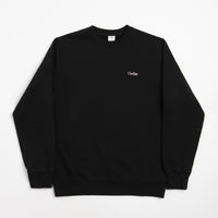 Civilist Mini Logo Crewneck Sweatshirt - Black thumbnail