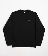 Civilist Mini Logo Crewneck Sweatshirt - Black