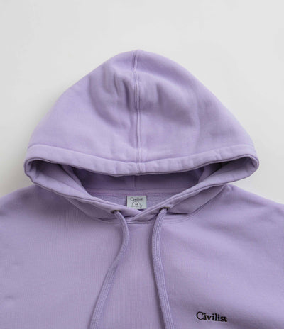 Civilist Mini Logo Hoodie in Lavender