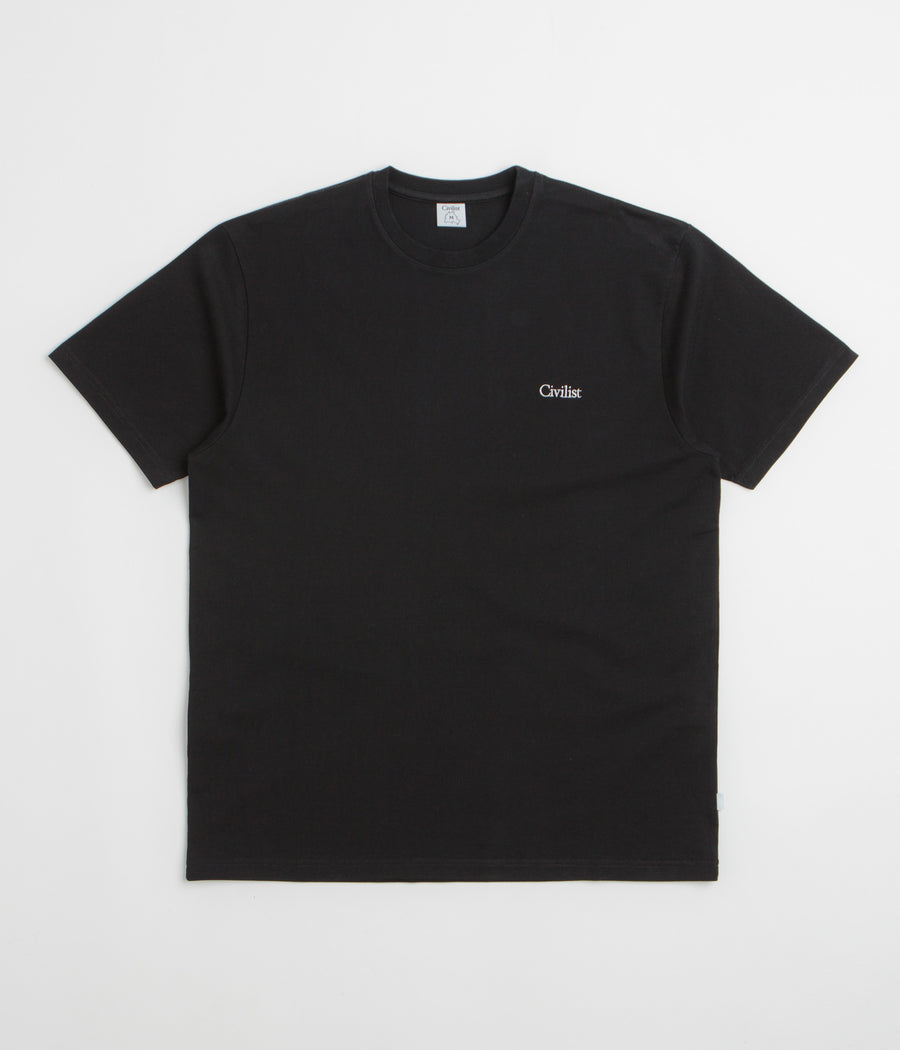 Civilist Mini Logo T-Shirt - Black