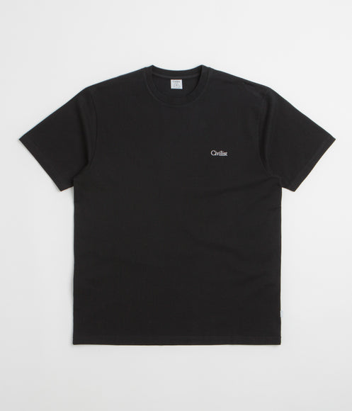Civilist Mini Logo T-Shirt - Black