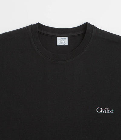 Civilist Mini Logo T-Shirt - Black