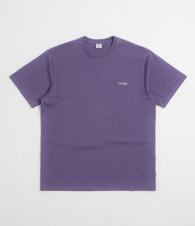 Civilist Mini Logo T-Shirt - Grape