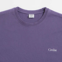 Civilist Mini Logo T-Shirt - Grape thumbnail