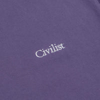 Civilist Mini Logo T-Shirt - Grape thumbnail