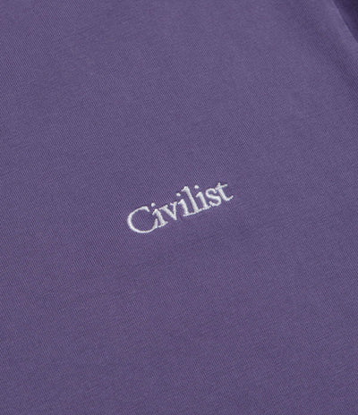 Civilist Mini Logo T-Shirt - Grape