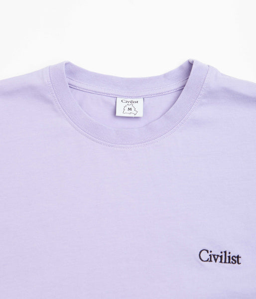 【CIVILIST】 Mini Logo Tee / Lavender Civilist Mini Logo T-Shirt - Lavender | Flatspot