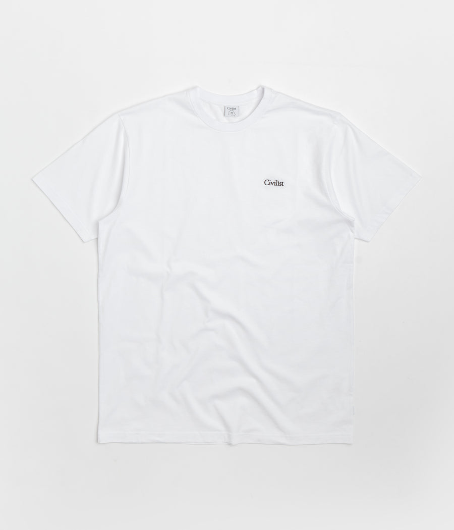 Civilist Mini Logo T-Shirt - White