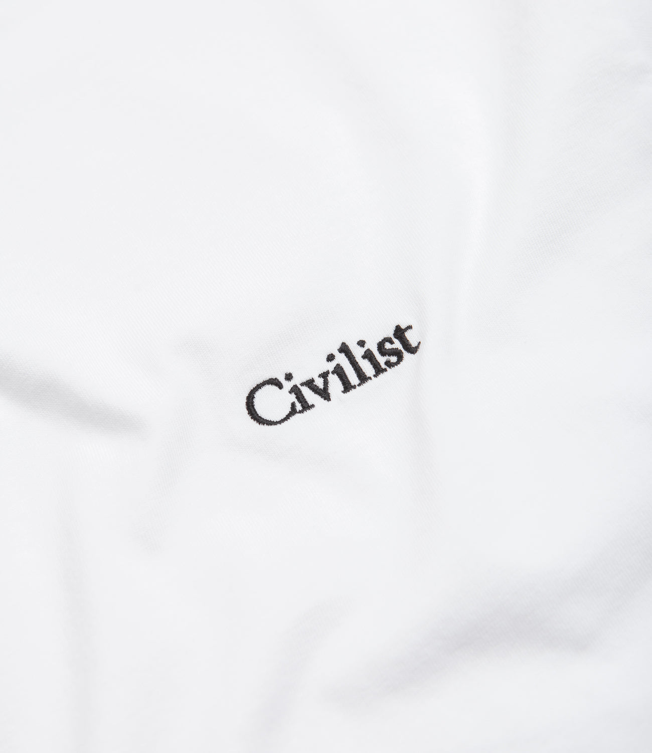 Civilist Mini Logo T-Shirt - White | Flatspot