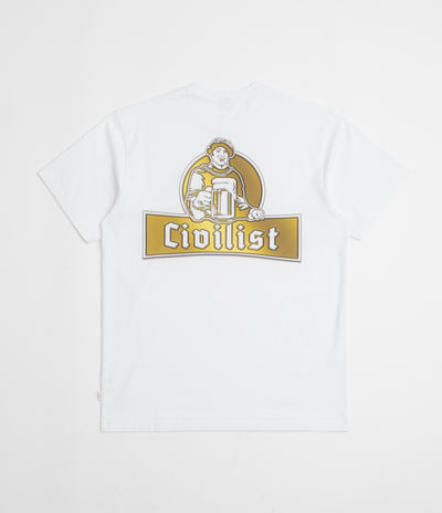 Civilist Schulle Chrome T-Shirt in White
