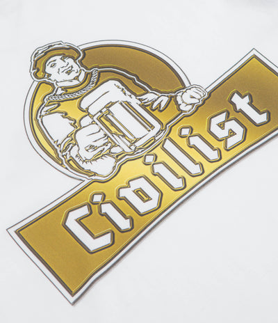 Civilist Schulle Chrome T-Shirt in White