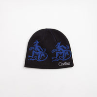 Civilist Skull Beanie - Black thumbnail