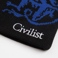 Civilist Skull Beanie - Black thumbnail