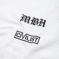 Civilist Sponsor T-Shirt - White thumbnail