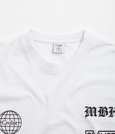 Civilist Sponsor T-Shirt - White