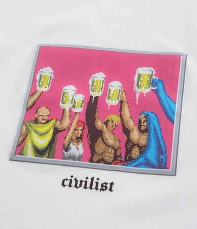 Civilist The End T-Shirt in White