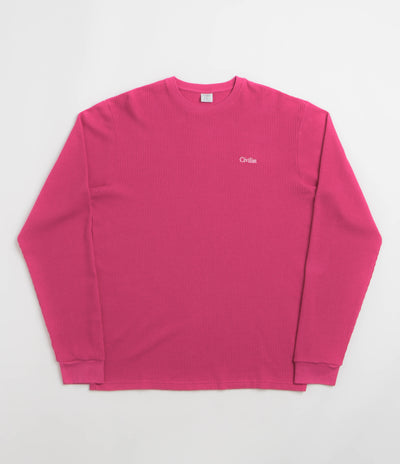 Civilist Thermal Long Sleeve T-Shirt in Fuchsia