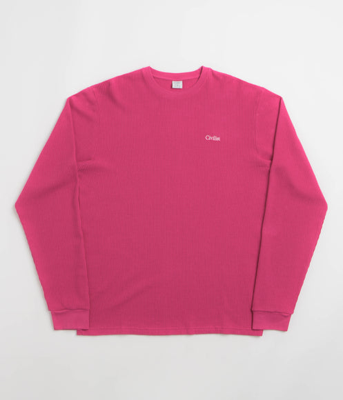 Civilist Thermal Long Sleeve T-Shirt - Fuchsia
