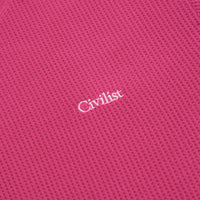 Civilist Thermal Long Sleeve T-Shirt in Fuchsia thumbnail