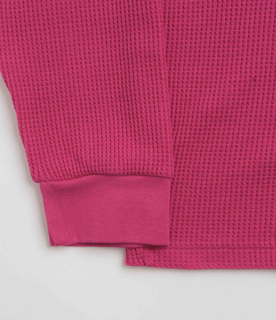 Civilist Thermal Long Sleeve T-Shirt in Fuchsia