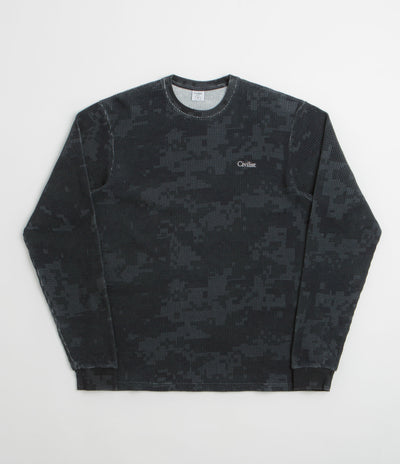 Civilist Thermal Long Sleeve T-Shirt in Stealth Digi Camo