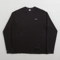 Civilist Thermal Waffle Long Sleeve T-Shirt in Black thumbnail