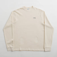 Civilist Thermal Waffle Long Sleeve T-Shirt in Ecru thumbnail