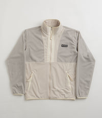 Columbia Back Bowl Lightweight Fleece in Flint Grey and Dark Stone / Chalk