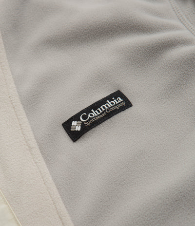 Columbia Back Bowl Lightweight Fleece in Flint Grey and Dark Stone / Chalk