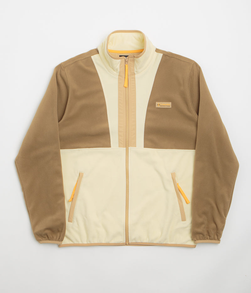 Columbia Backbowl II Lightweight Full Zip Fleece in Delta and Lemon Wash