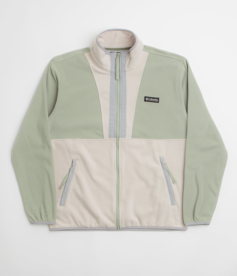 Columbia Backbowl II Lightweight Full Zip Fleece in Safari and Dark Stone