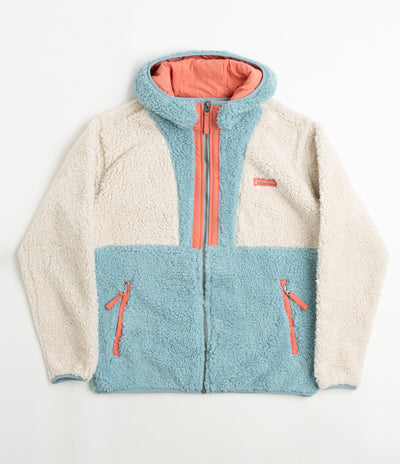 Columbia Backbowl Sherpa Hoodie - Dark Stone / Stone Blue
