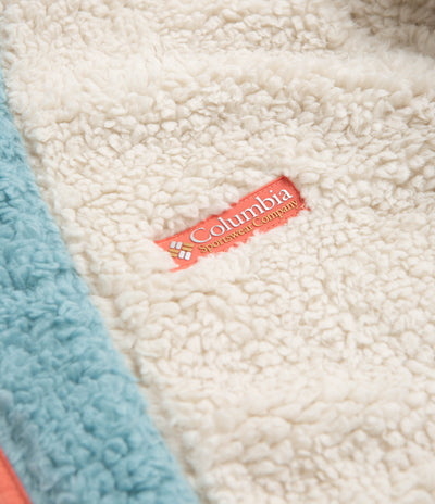 Columbia Backbowl Sherpa Hoodie - Dark Stone / Stone Blue