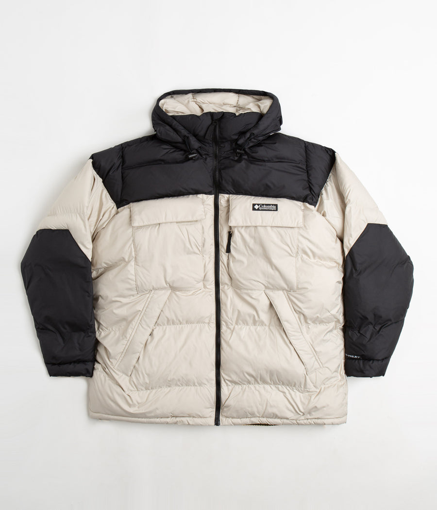 Columbia Ballistic Ridge Oversized Puffer Jacket in Dark Stone and Black