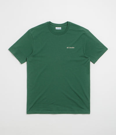 Columbia Barton Springs Graphic T-Shirt - Rain Forest / Dark Stone