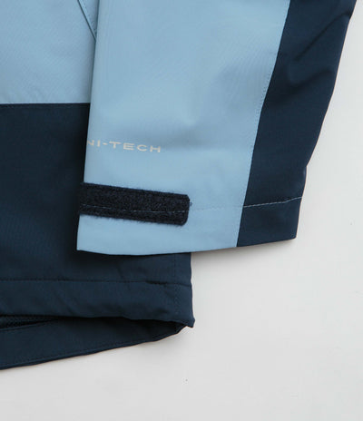 Columbia Boulder Falls Jacket in Ripple Blue and Dark Mountain / Collegiate Navy