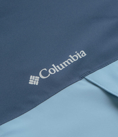 Columbia Boulder Falls Jacket in Ripple Blue and Dark Mountain / Collegiate Navy