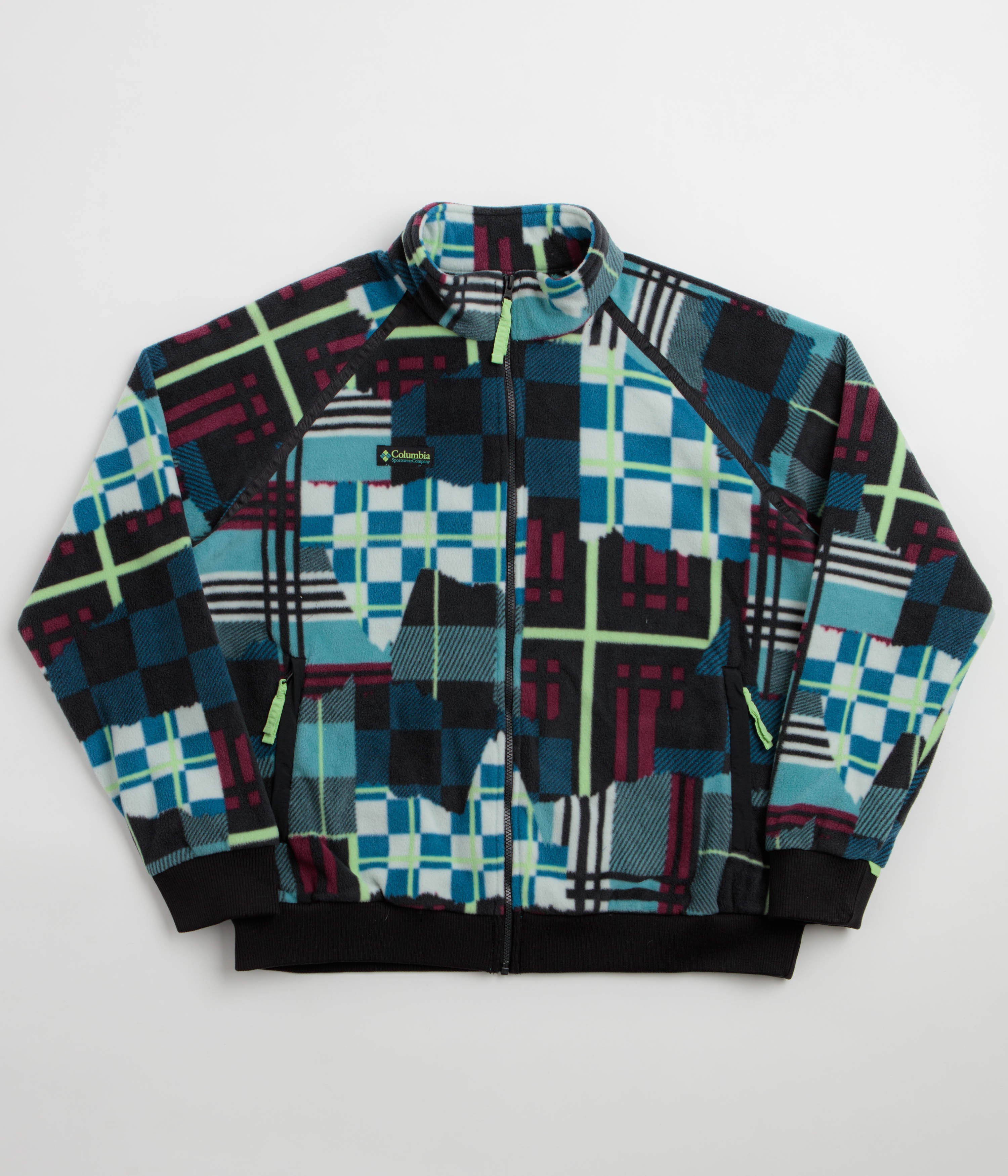 Columbia Bugaboo 1986 Liner Jacket - Teal Plaidpatch / Black
