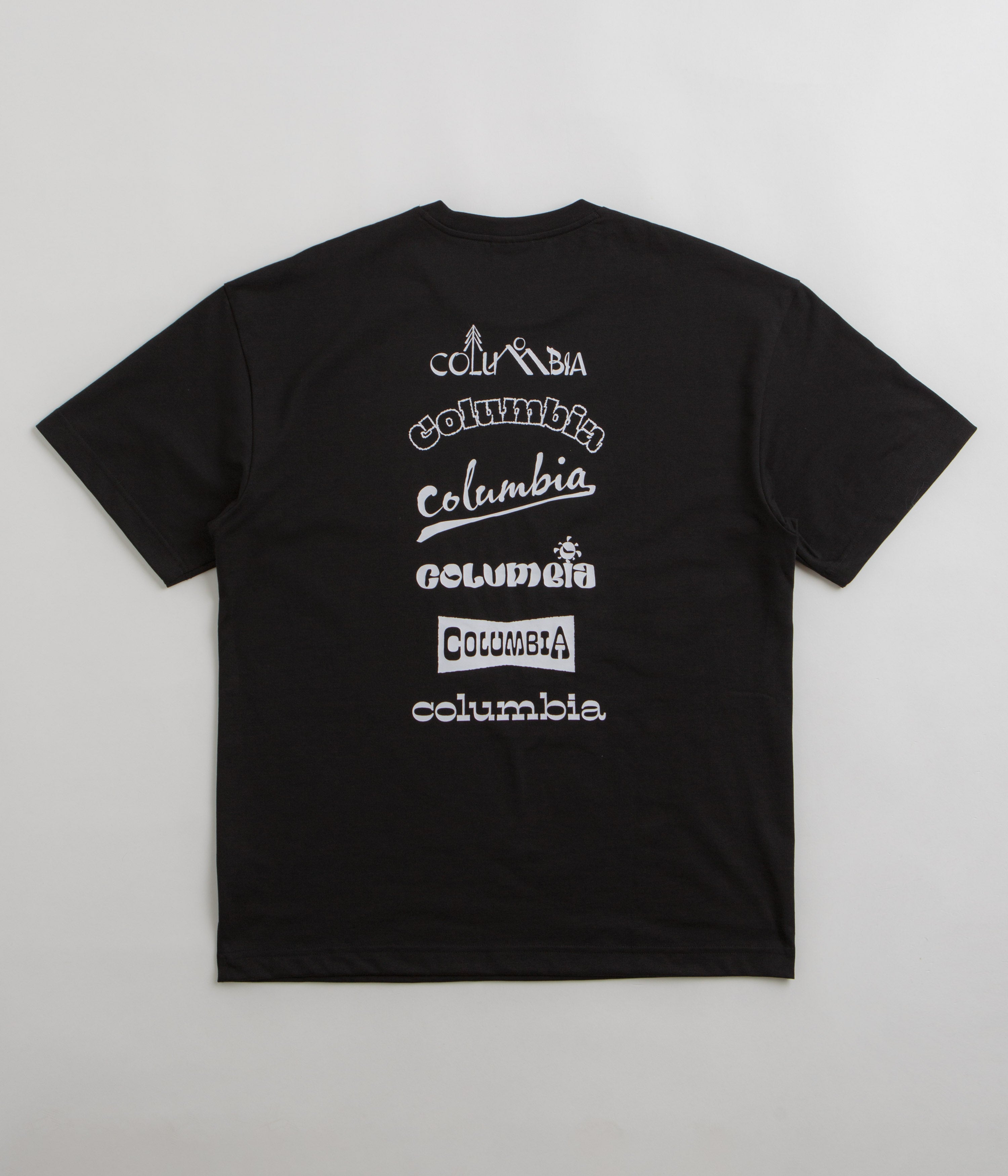 ★★Columbia★★ BS NY SLEEVELESS TSHIRTS SLATE BLACK CIW2UT Columbia Men's CSC Seasonal Logo Short Sleeve Tee Black