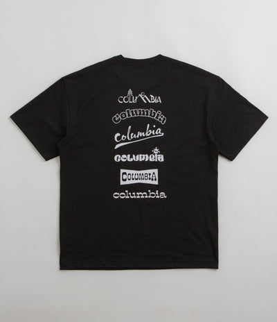 Columbia Burnt Lake Graphic T-Shirt - Black / Branded Jumble