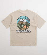 Columbia Camp Keller Graphic T-Shirt in Dark Stone