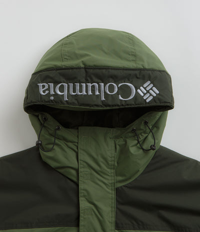 Columbia Challenger II Insulated Pullover Jacket in Canteen and Greenscape