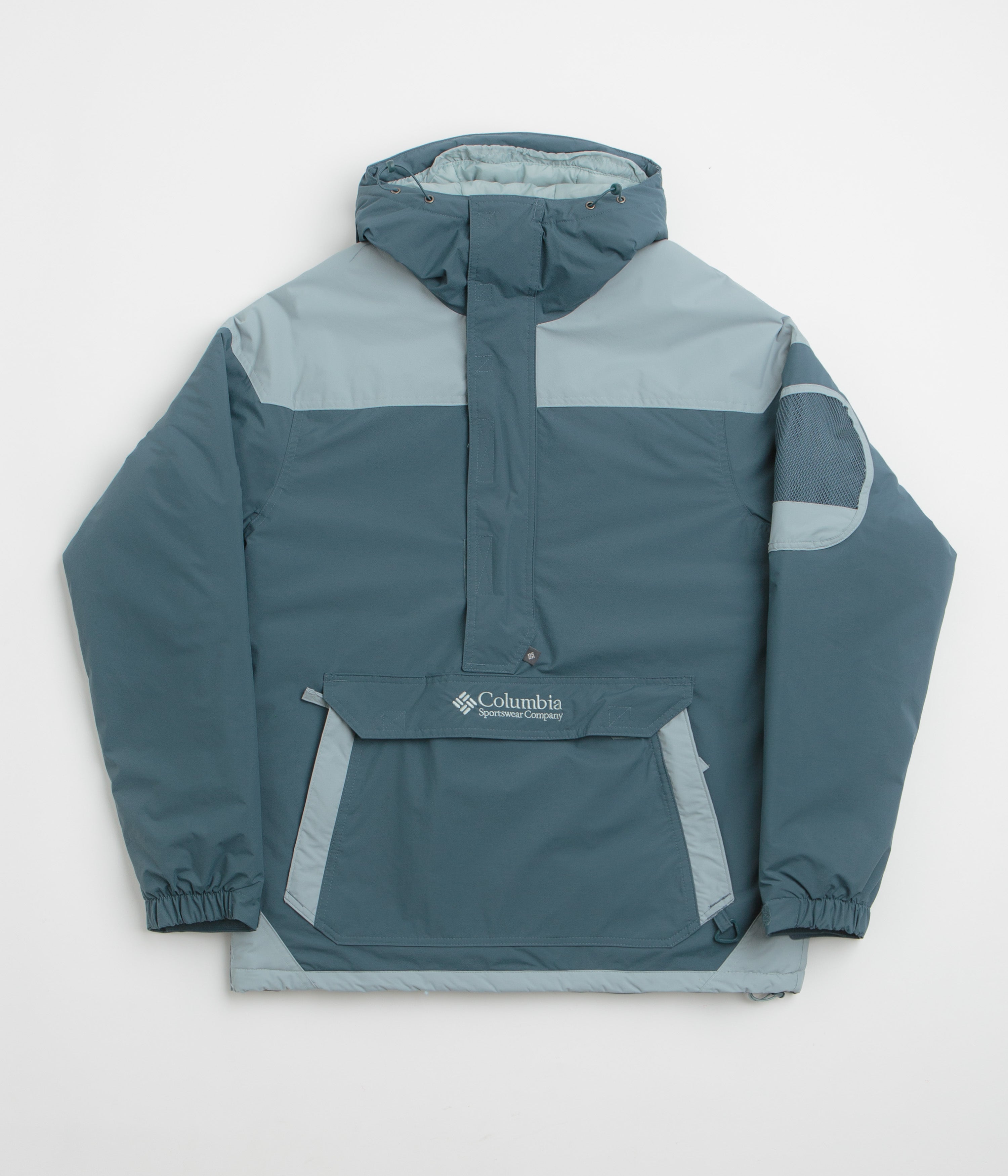 Columbia Challenger II Insulated Pullover Jacket in Everblue and Crushed Blue