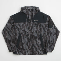 Columbia Challenger II Printed Windbreaker Jacket in Black Treebark and Black thumbnail