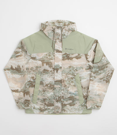 Columbia Challenger II Printed Windbreaker Jacket - Safari Fieldaze / Safari