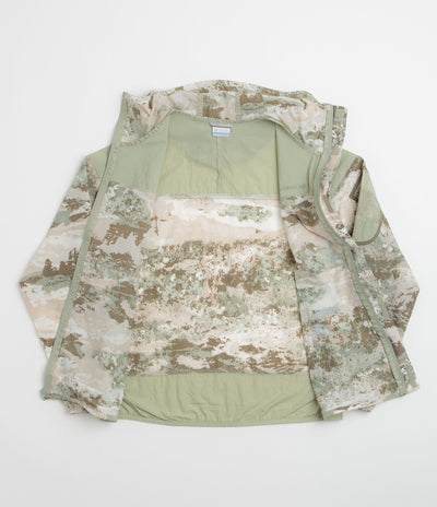 Columbia Challenger II Printed Windbreaker Jacket - Safari Fieldaze / Safari