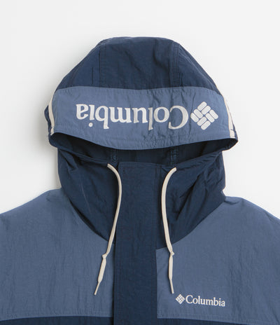 Columbia Challenger II Windbreaker Jacket - Collegiate Navy / Dark Mountain