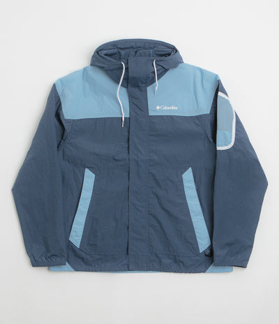 Columbia Challenger II Windbreaker Jacket - Dark Mountain / Ripple Blue